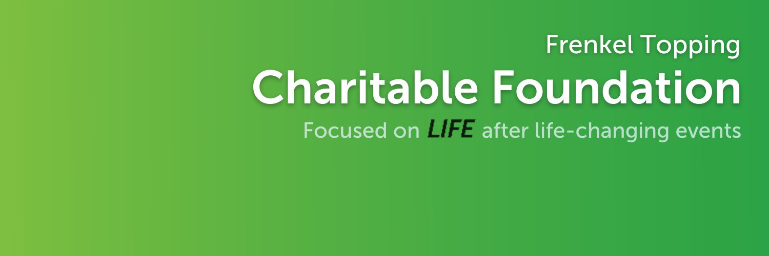 Frenkel Topping Charitable Foundation banner