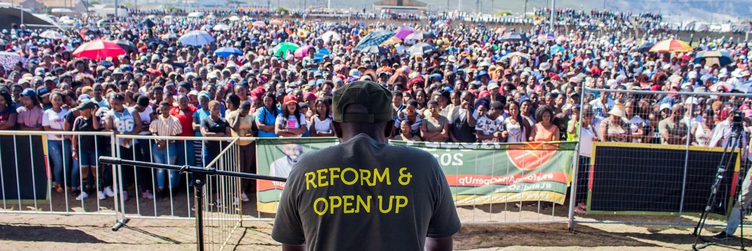 Gcobani Ndzongana's banner