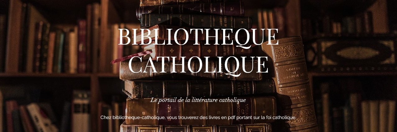 Bibliotheque Catholique banner