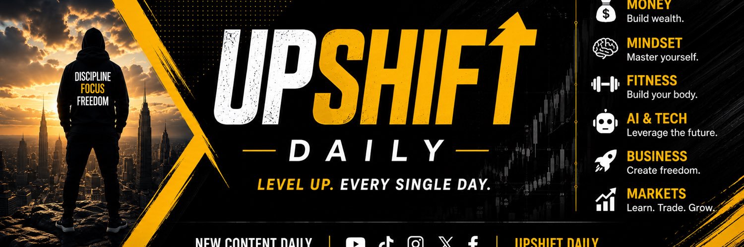 upshiftdailyy's profile banner image