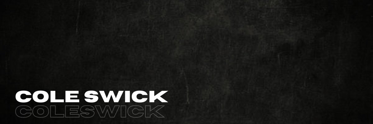 ColeSwick's profile banner image