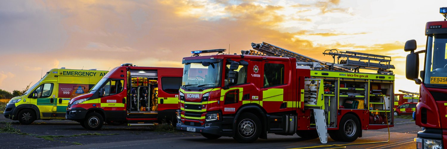 Leicestershire Fire and Rescue Service's banner