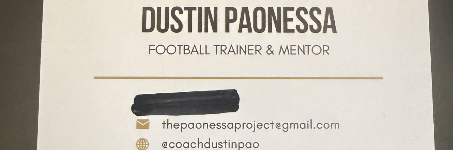 Dustin Paonessa banner