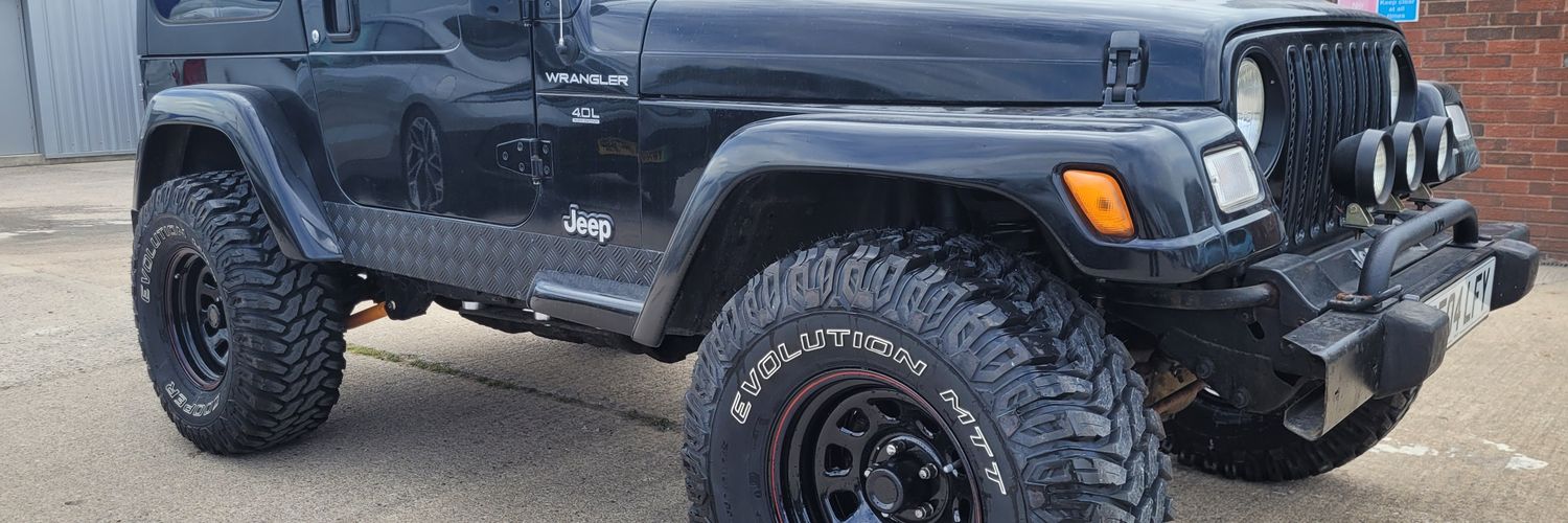 TJ |○○○○| Jeep banner