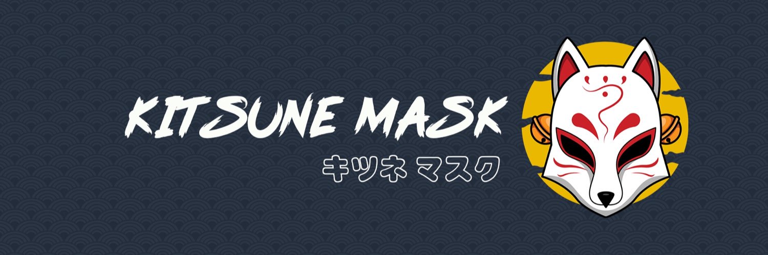 Kitsune mask きつねめん banner