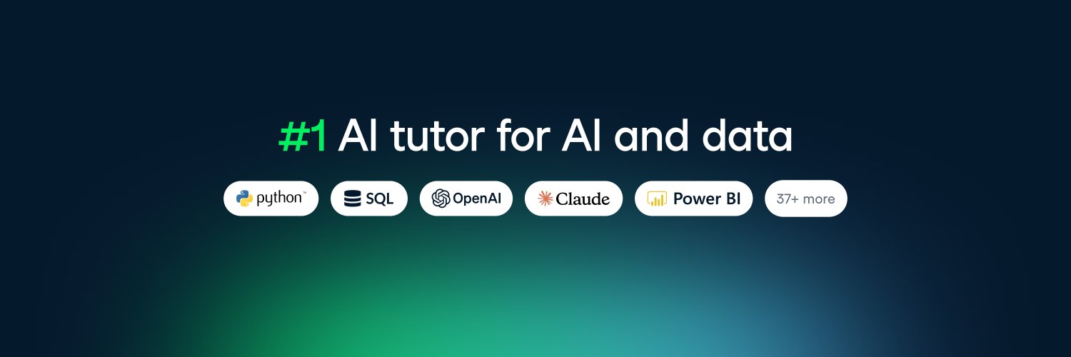 DataCamp's profile banner image