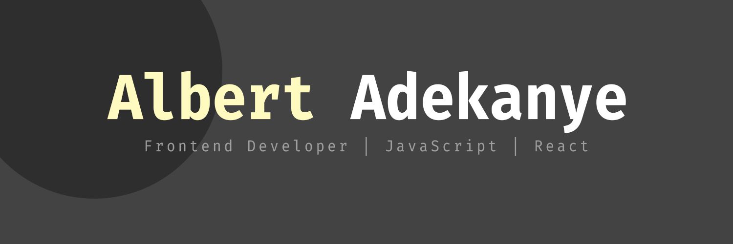 Albert Adekanye banner
