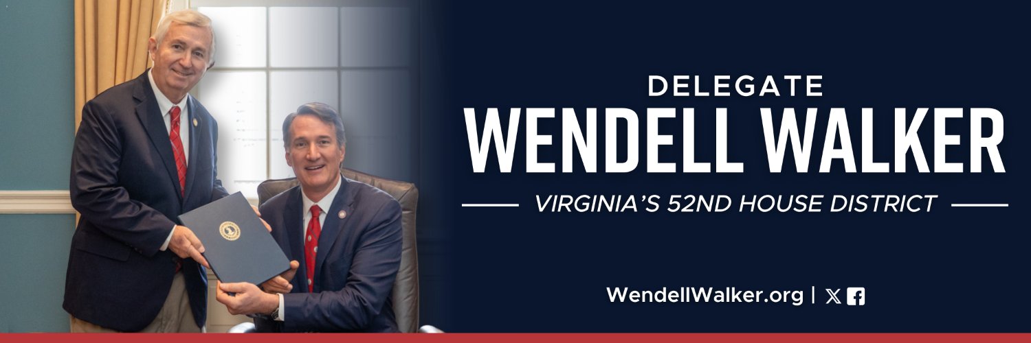 Delegate Wendell Walker's banner