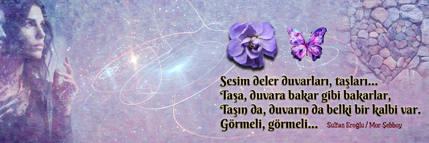 Sultan Eroğlu(Mor Şebboy)💜🪁🪶's banner