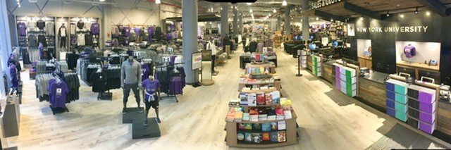 NYU Bookstores banner