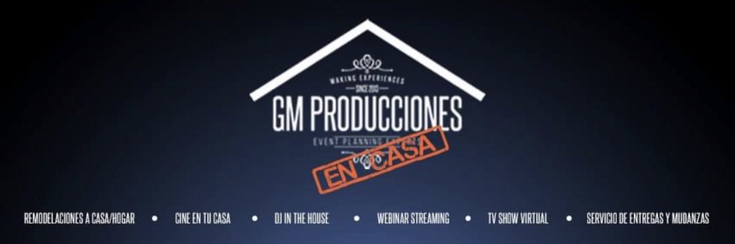 GM PRODUCCIONES banner