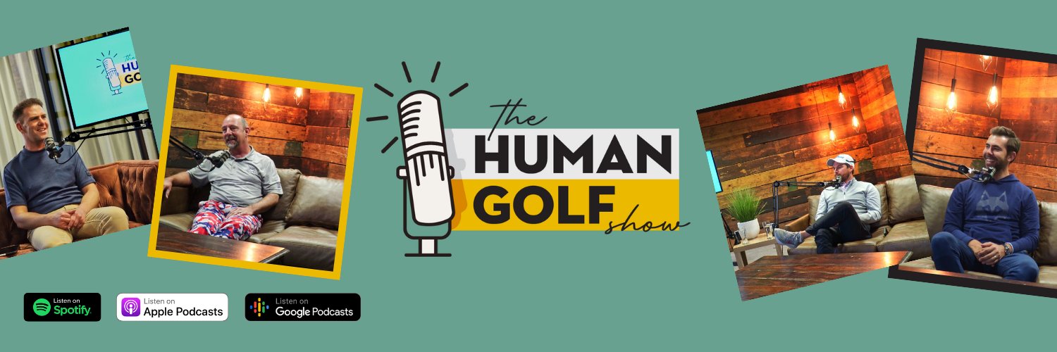 The Human Golf Show banner