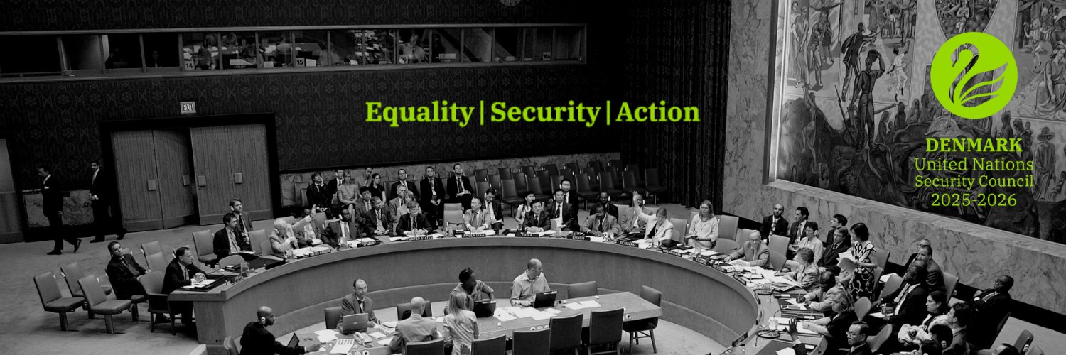 Special Rep. 🇩🇰 for UNSC Holger K. Nielsen banner