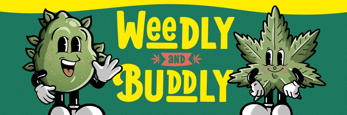 Weedly & Buddly 💚 Mint is live banner