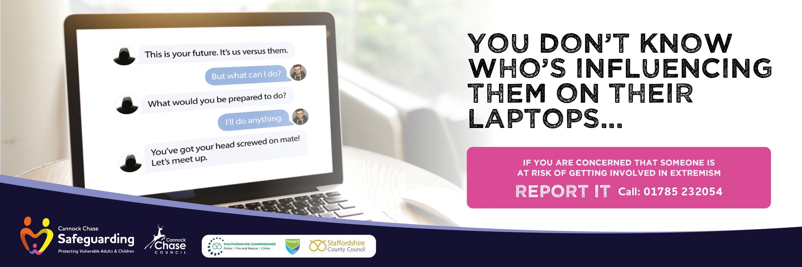 Cannock Chase Community Safety Partnership banner