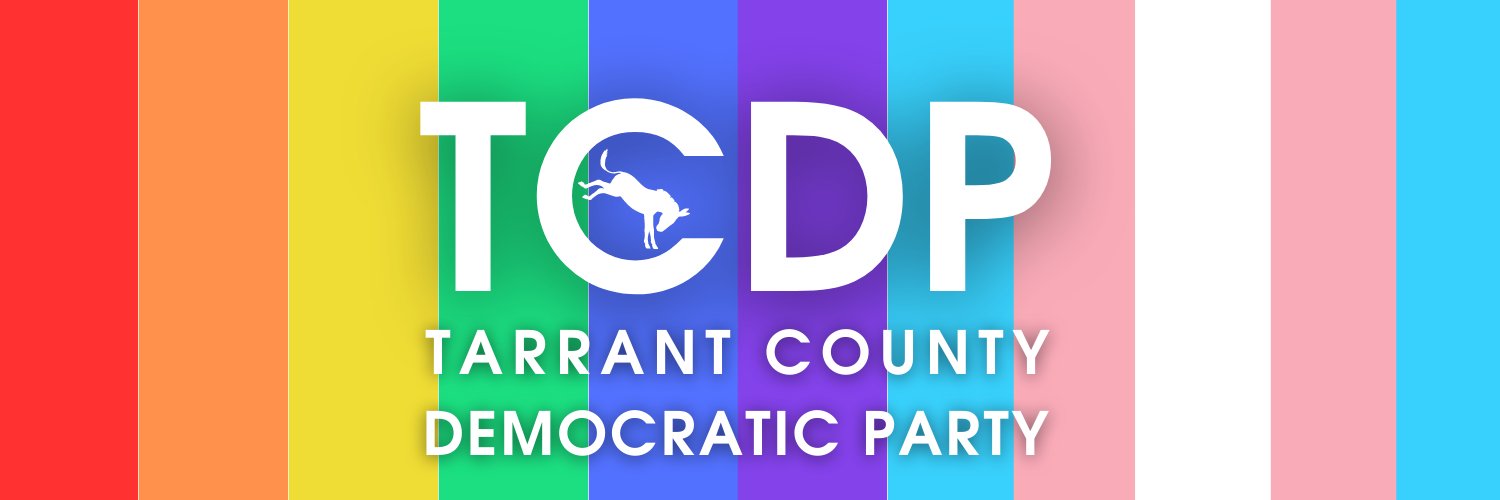 Tarrant County Democratic Party's banner