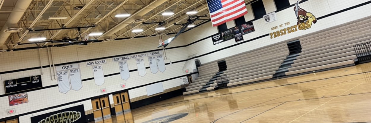 Prospector Basketball banner