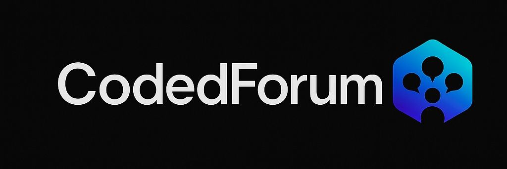Codedforum (💡,💡) - Hiring banner