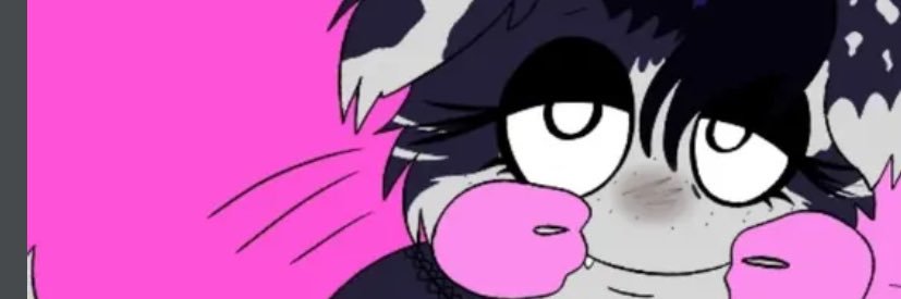 bleeding heart the cat 🖤💜🖤💜 banner