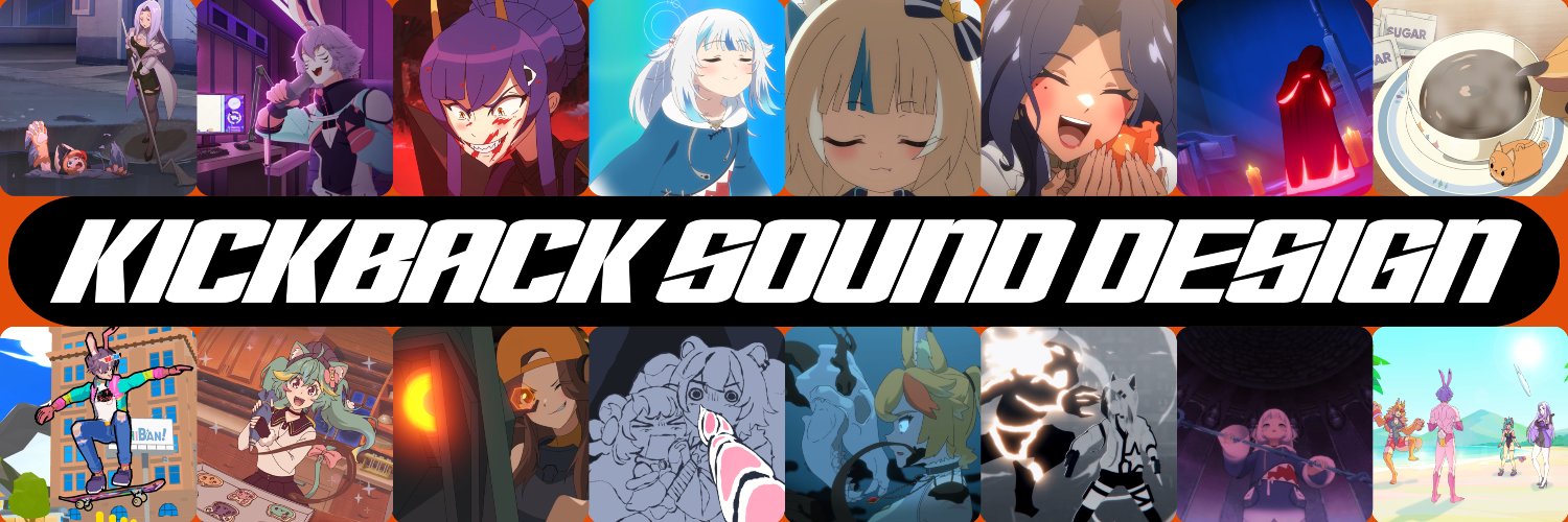 Kickback Sound Design banner