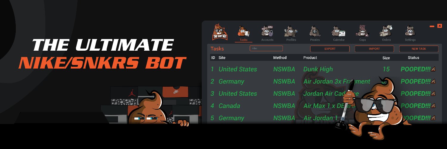 The Shit Bot Success Page banner