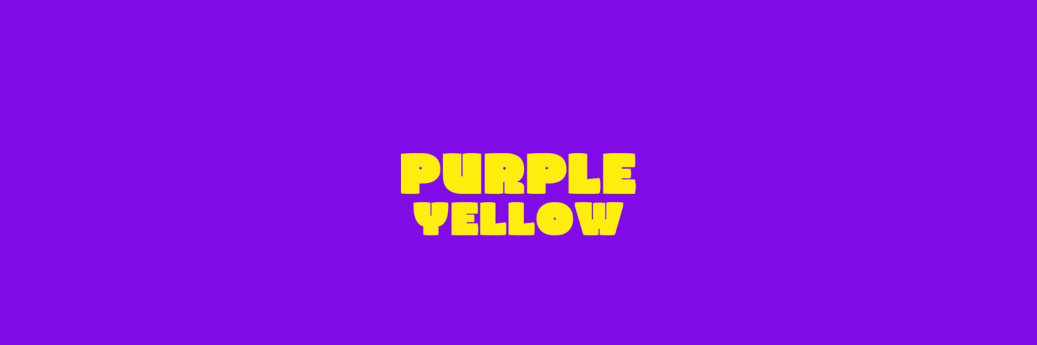 Purple Yellow banner