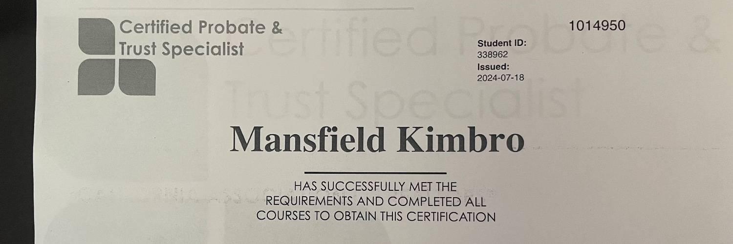 mansfieldkimbro's profile banner image