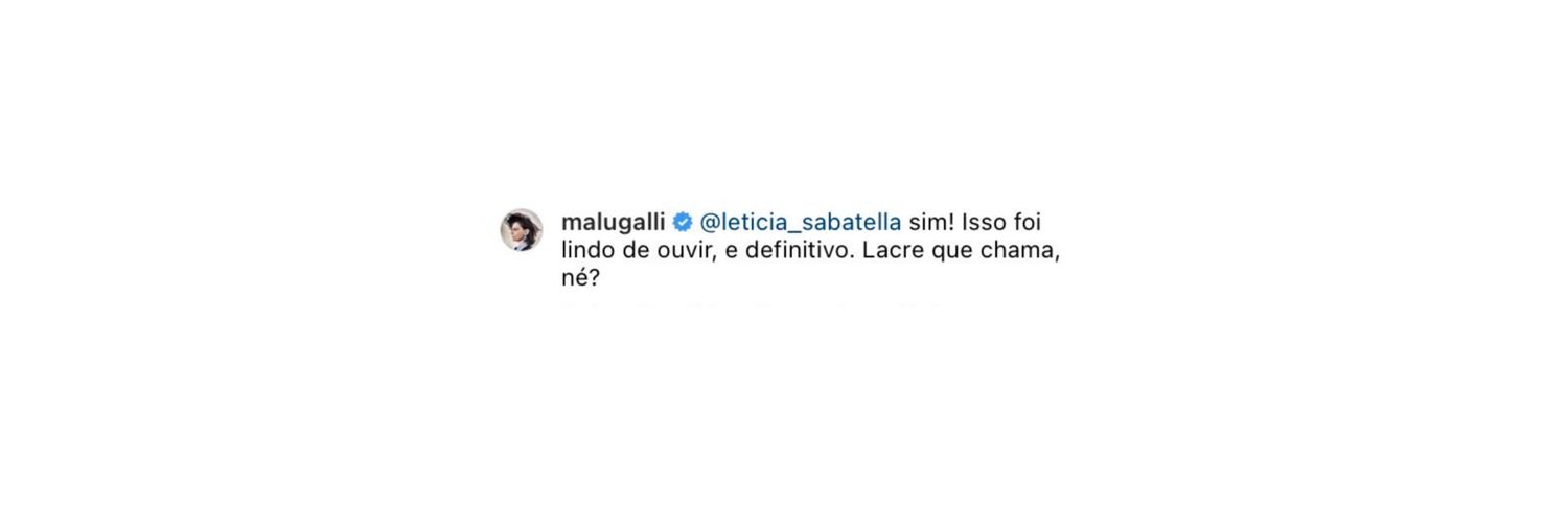 out of context malu galli's banner