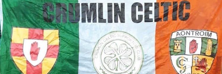 Crumlin Celtic Supporters Club banner