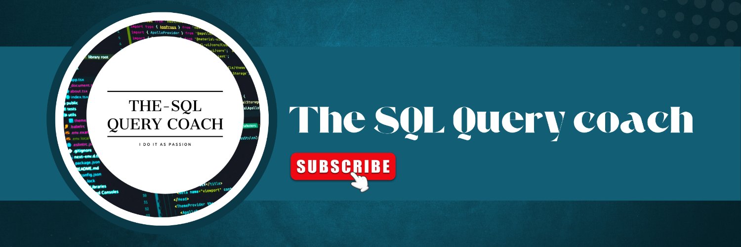 The SQL Query Coach banner