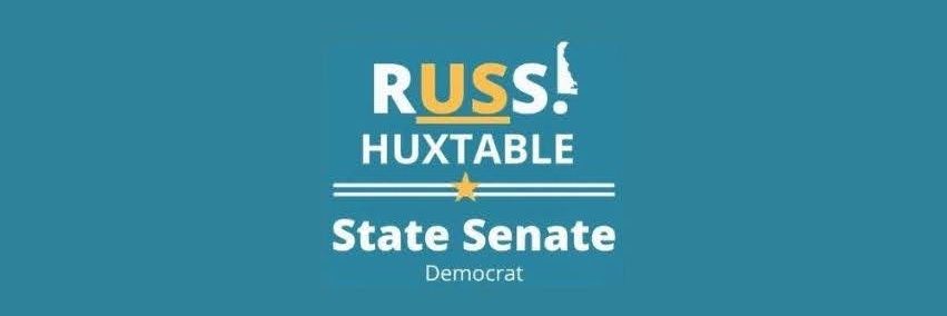 Sen. Russell Huxtable banner