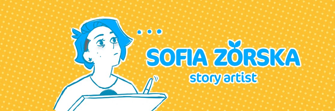 Sofia Zorska 🇺🇦 Storyboard artist banner
