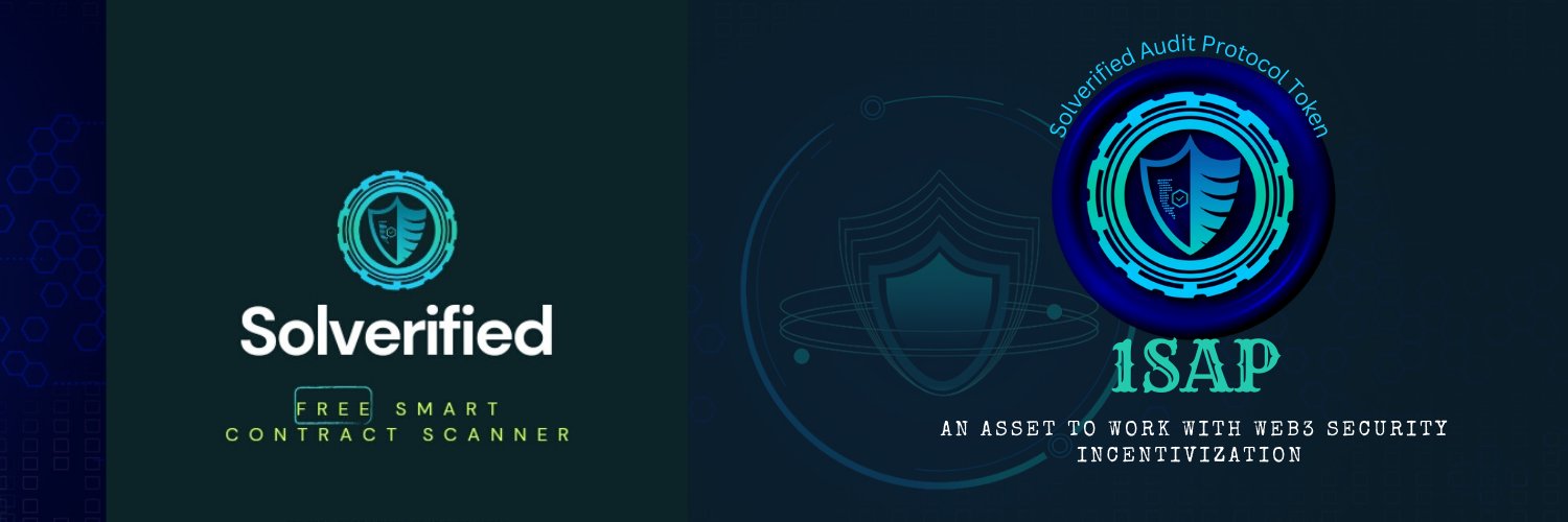 Solverif🛡️ied - $1SAP banner