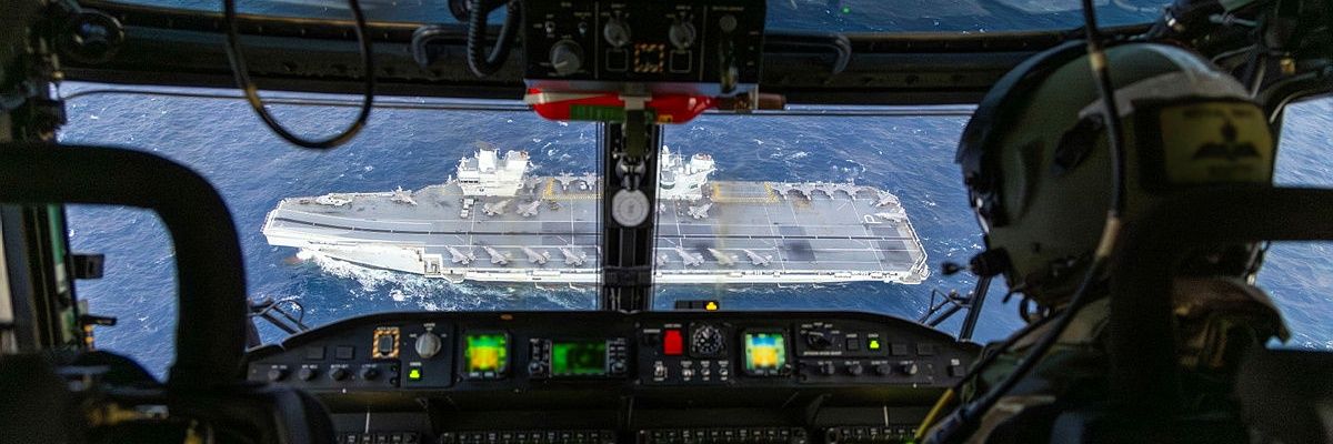 UK Carrier Strike Group banner