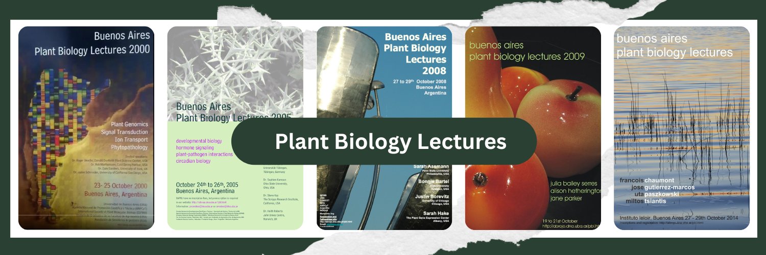 Plant Biology Lectures 2026 banner