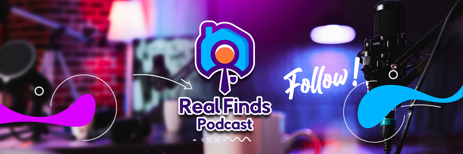 Real Finds Podcast banner