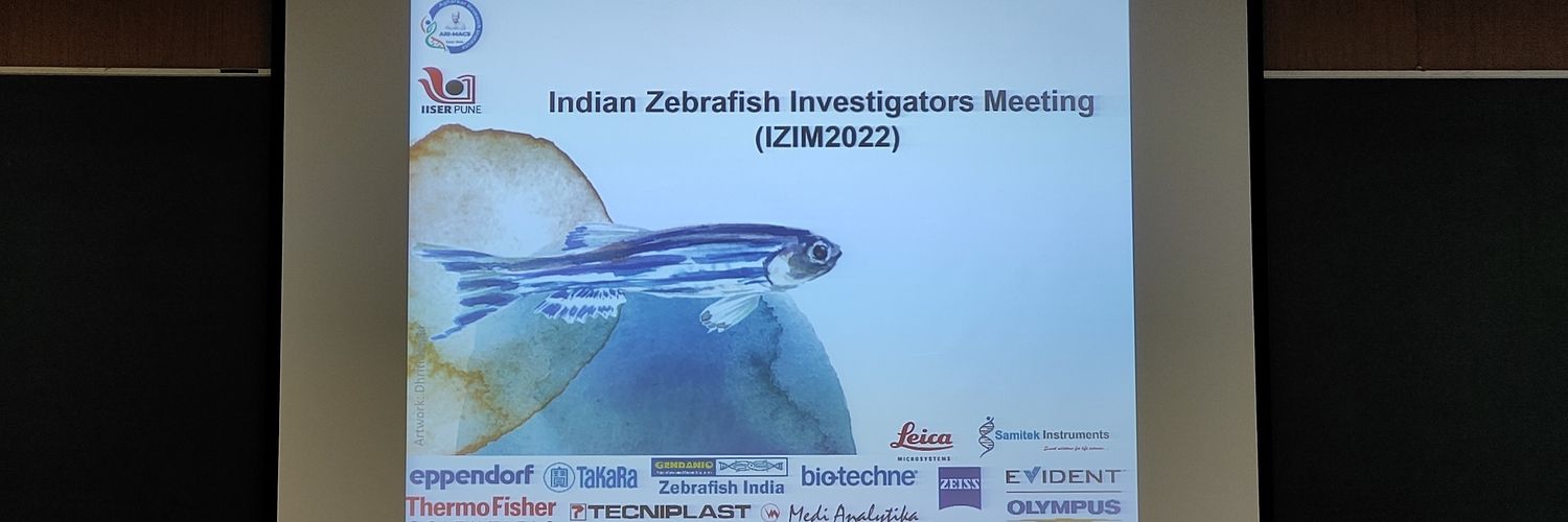 Indian Zebrafish Investigators Meeting (IZIM-2022) banner