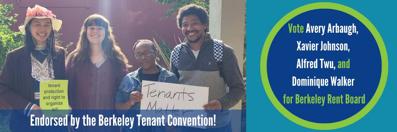 Berkeley Rent Board Right to Housing Slate banner