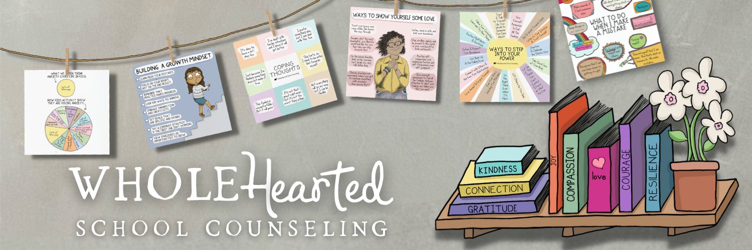WholeHearted School Counseling banner