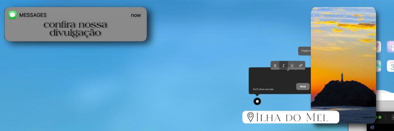 𝓘lha do 𝓜el 𝓓ivulgação banner