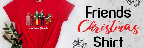 Friends Christmas Shirt StirShirt Profile Banner