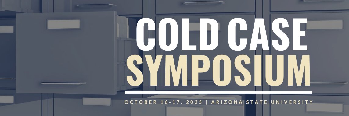 Cold Case Symposium banner