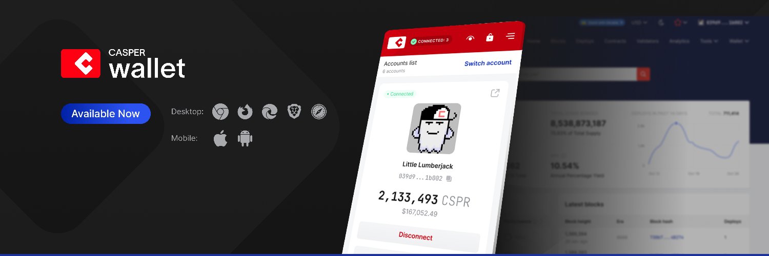 Casper Wallet banner