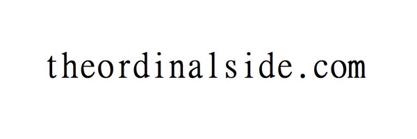 TheOrdinalSide Profile Banner