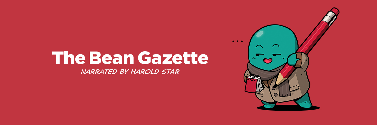 The Bean Gazette's banner