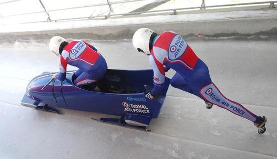 RAF Bobsleigh banner