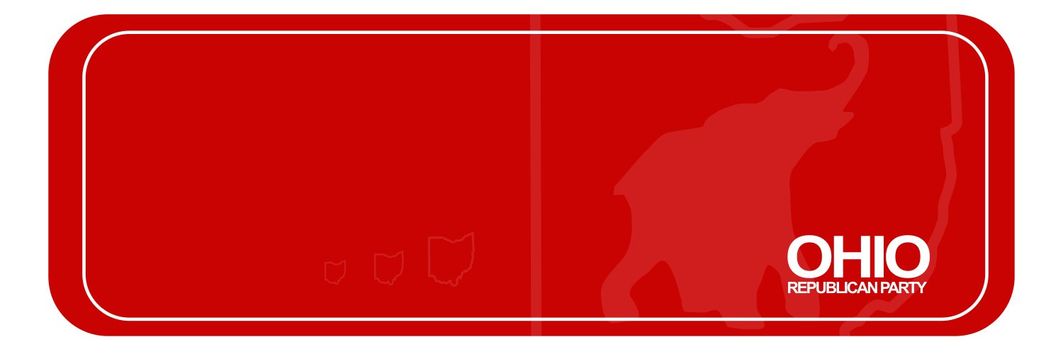 Ohio Republican Party's banner