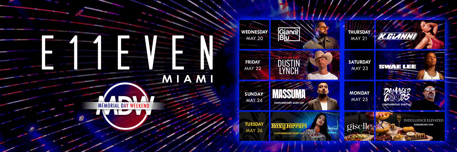 E11EVEN MIAMI banner