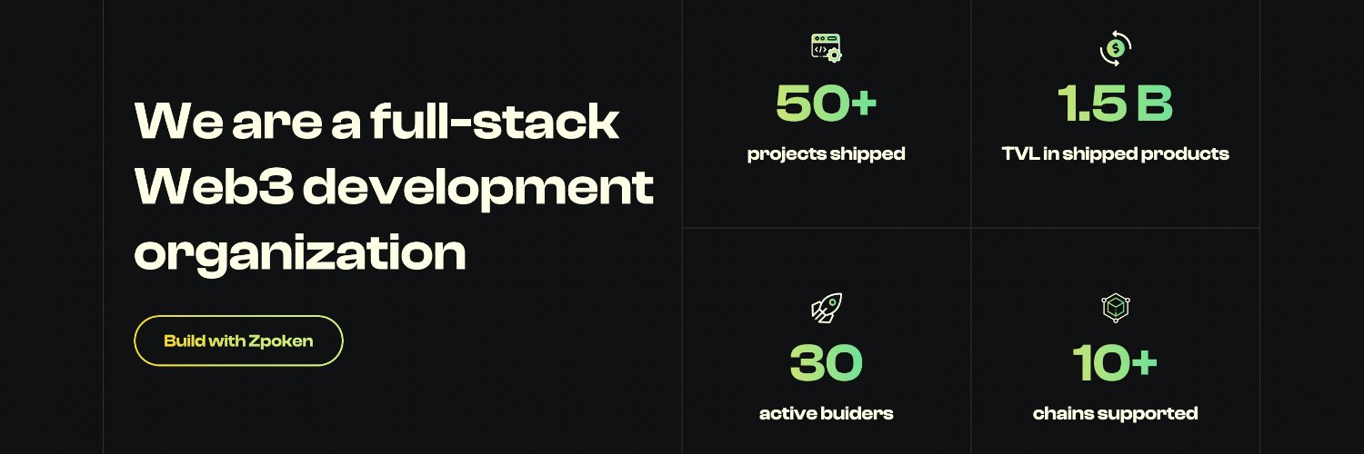 Zpoken – Web3 development organization banner