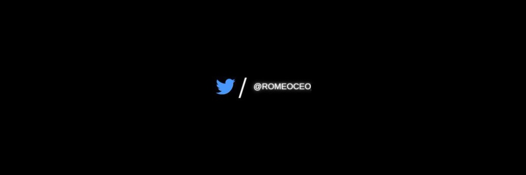romeoceo's profile banner image